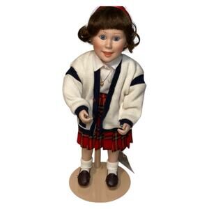 Danbury Mint Betty For President Porcelain Doll Judy Belle Nifty Fifties School